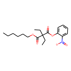 Diethylmalonic acid, hexyl 2-nitrophenyl ester