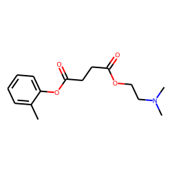 Succinic acid, 2-methylphenyl 2-(dimethylamino)ethyl ester