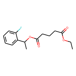 Glutaric acid, ethyl 1-(2-fluorophenyl)ethyl ester