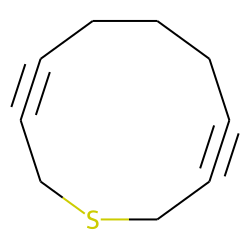 1-Thiacyclodeca-3,8-diyne