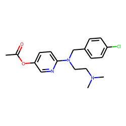 Chloropyramine, hydroxy, acetylated