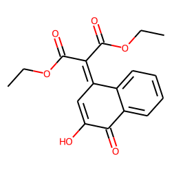 Delta 1(2)-alpha- naphthalenemalonic acid, 3-hydroxy-4-oxo-, diethyl ester