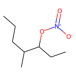 4-Methyl-3-heptyl nitrate, diastereomer # 1