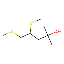 2-Butanol, 2-methyl, 3,4-bis-(methylthio)