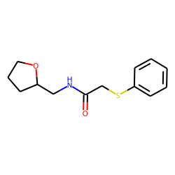 Acetamide, N-tetrahydrofurfuryl-2-phenylthio-
