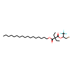 Diethylmalonic acid, 1-bromo-3,3,3-trifluoroprop-2-yl heptadecyl ester