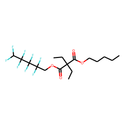 Diethylmalonic acid, pentyl 2,2,3,3,4,4,5,5-octafluoropentyl ester
