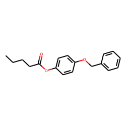 Valeric acid, 4-benzyloxyphenyl ester
