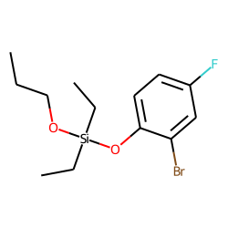 Silane, diethyl(2-bromo-4-fluorophenoxy)propoxy-