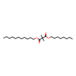 Dimethylmalonic acid, octyl undecyl ester
