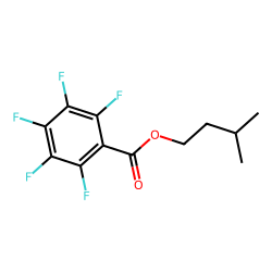 Pentafluorobenzoic acid, 3-methylbutyl ester