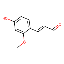 4-Hydroxy-2-methoxycinnamaldehyde