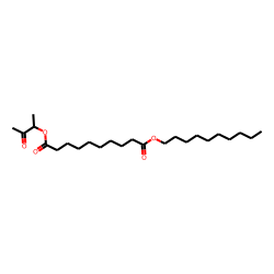 Sebacic acid, decyl 3-oxobut-2-yl ester