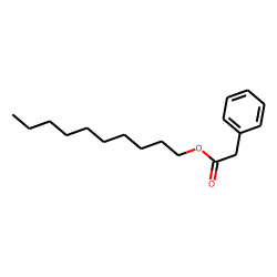 Benzeneacetic acid, decyl ester