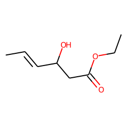 3-Hydroxy-4-hexenoic acid, ethyl ester