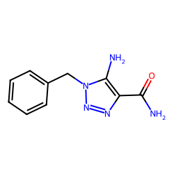 1H-[1,2,3]triazole-4-carboxamide, 5-amino-1-(phenylmethyl)-