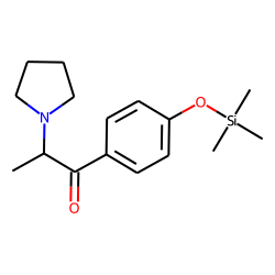 Pyrrolidine, 1-(1-(4-trimethylsilyloxybenzoyl)ethyl)