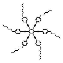 Hexakis[(4-hexylphenyl)ethynyl]benzene