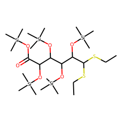 D-galacturonic acid, TMS diethyldithioacetal derivative