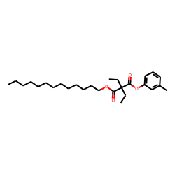 Diethylmalonic acid, 3-methylphenyl tridecyl ester