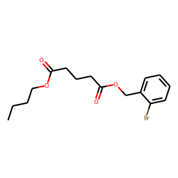Glutaric acid, 2-bromobenzyl butyl ester