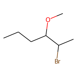 Hexane, 2-bromo-3-methoxy, erythro