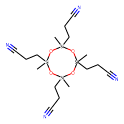2,4,6,8-tetramethyl-2,4,6,8-tetra(2-cyanoethyl)-[1,3,5,7,2,4,6,8]cyclotetrasiloxane