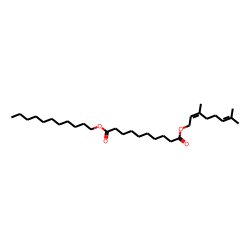 Sebacic acid, geranyl undecyl ester
