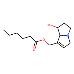 [(7R)-7-Hydroxy-5,6,7,8-tetrahydro-3H-pyrrolizin-1-yl]methyl hexanoate