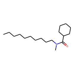 Cyclohexanecarboxamide, N-decyl-N-methyl-