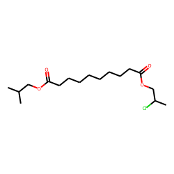 Sebacic acid, 2-chloropropyl isobutyl ester