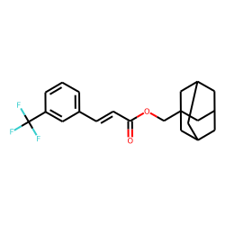 trans-(3-Trifluoromethyl)cinnamic acid, 1-adamantylmethyl ester