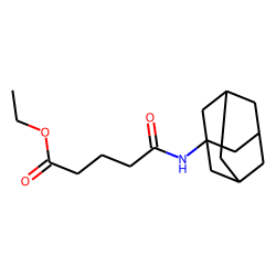 Glutaric acid, monoamide, N-(1-adamantyl)-, ethyl ester