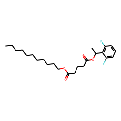 Glutaric acid, 1-(2,6-difluorophenyl)ethyl undecyl ester