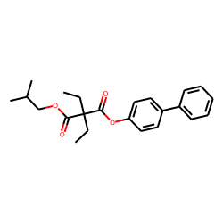 Diethylmalonic acid, 4-biphenyl isobutyl ester