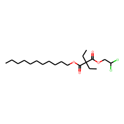 Diethylmalonic acid, 2,2-dichloroethyl undecyl ester
