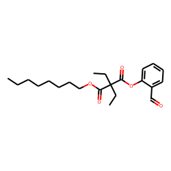 Diethylmalonic acid, 2-formylphenyl octyl ester