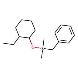 2-Ethylcyclohexanol, benzyldimethylsilyl ether