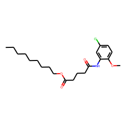 Glutaric acid, monoamide, N-(5-chloro-2-methoxyphenyl)-, nonyl ester