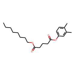 Glutaric acid, 3,4-dimethylphenyl octyl ester