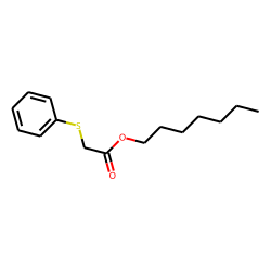 (Phenylthio)acetic acid, heptyl ester