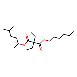 Diethylmalonic acid, hexyl 5-methylhex-2-yl ester
