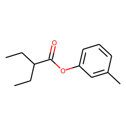 2-Ethylbutyric acid, 3-methylphenyl ester