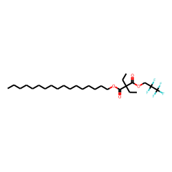 Diethylmalonic acid, heptadecyl 2,2,3,3,3-pentafluoropropyl ester