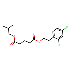 Glutaric acid, 2-(2,4-dichlorophenyl)ethyl isobutyl ester
