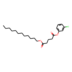 Glutaric acid, 3-chlorophenyl dodecyl ester