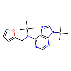 N-(2-Furylmethyl)-9(H)-trimethylsilyl-purin-6-(N-trimethylsilyl)amine