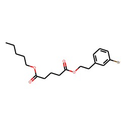Glutaric acid, 2-(3-bromophenyl)ethyl pentyl ester
