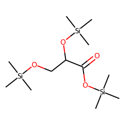 Propanoic acid, 2,3-bis[(trimethylsilyl)oxy]-, trimethylsilyl ester