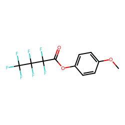 Heptafluorobutyric acid, 4-methoxyphenyl ester